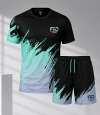 Custom Sublimation Sports T-Shirt & Shorts Set | 100% Polyester Micro Mesh