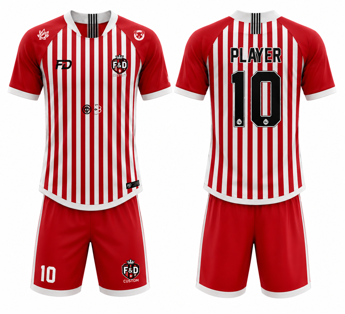 Custom Sublimation Sports T-Shirt & Shorts Set | 100% Polyester Micro Mesh