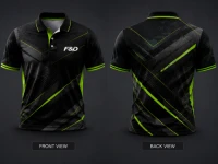 Custom Sublimation Sports Polo Shirt | OEM Team Uniform | Dry Fit Polyester