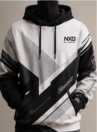 Premium Unisex All-Over Sublimation Graphic Hoodie – Custom Streetwear Pullover