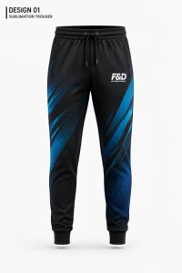 Custom Sublimation Sports Jogger Trousers | Premium Polyester Athletic Track Pants
