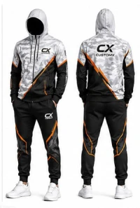 Custom Sublimation Hooded Tracksuit Set