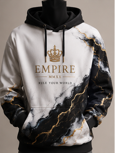 Premium Unisex All-Over Sublimation Graphic Hoodie – Custom Streetwear Pullover