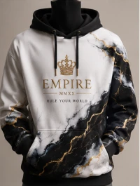 Premium Unisex All-Over Sublimation Graphic Hoodie – Custom Streetwear Pullover