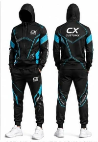 Custom Sublimation Hooded Tracksuit Set