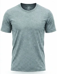 Custom Plain Round Neck T-Shirt – Short Sleeve