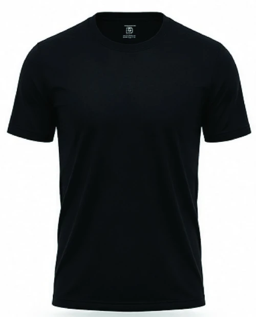 Custom Plain Round Neck T-Shirt – Short Sleeve